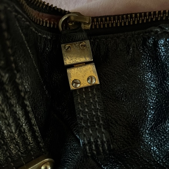 Juicy Couture Black Leather Hobo Purse